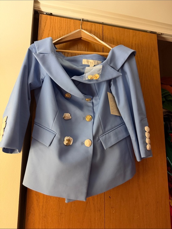 BOSTON PROPER Other - Boston Proper  Blazer with Gold Buttons Size 12 woman